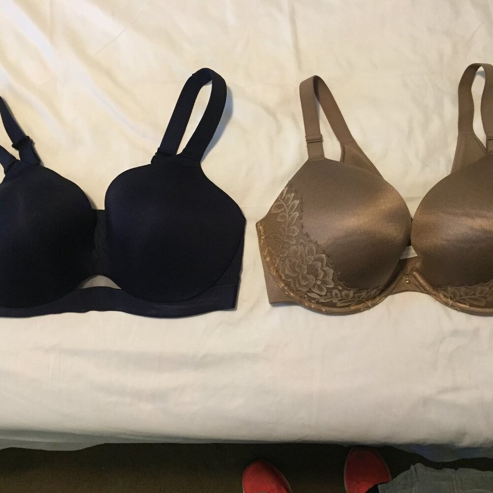 2 Cacique Bras 40DDD Boost Plunge & Lightly Lined Plunge